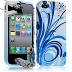 Housse Coque Pour Iphone 4 / 4 + Chargeur Auto