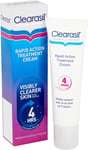 Clearasil Rapid Action Spot Treatment Face Cream, Reduces Blemishes, 25ml