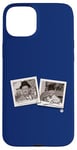 iPhone 15 Plus Stan Laurel & Oliver Hardy Retro B&W Photo Case