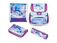 Herlitz Loop Plus Ocean In Heaven, Pencil Pouch, Sport Bag, Pennfack, Skolväska, Flicka, Grundskola, Ryggsäck, 16 L, Framficka, Sidoficka