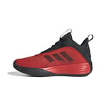 adidas Homme Own The Game 3 Shoes Chaussures de Basket-Ball, Core Black/Red/Red, 43 1/3 EU