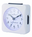 Precision PREC0050 Radio Controlled Alarm Clock, White