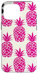 Coque pour iPhone 16 Pro Max Festive Tropical Ananas Coque de téléphone Motif Noël