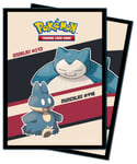 Ultra Pro - 65 Protège-Cartes (Sleeves) Pokémon - Ronflex & Goinfrex (Ultra Pro)