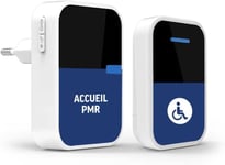 Bouton d'appel Auto-alimenté Carry on : pour Rampes d¿accès PMR (pour Personne à Mobilité Réduite). sans Fil, sans Pile, Générant de l'Énergie par Pression pour Signaler la Présence d'une Personne