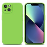 Coque pour Apple iPhone 13 en FLUID VERT Housse de protection Étui en silicone TPU flexible - Neuf