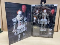 NECA (2017 IT THE MOVIE) ULTIMATE PENNYWISE 7" ACTION FIGURE CLOWN 2018 ORIGINAL