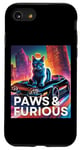 iPhone SE (2020) / 7 / 8 Paws & Furious Cat Lover Design for Cat Moms and Dads Case