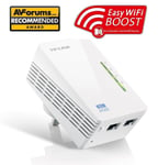 TP-LINK TL-WPA4220 AV600 Powerline 300M Wi-Fi Extender/Wi-Fi Booster/Hotspot wit