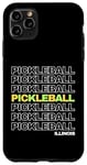 Coque pour iPhone 11 Pro Max Pickleball Illinois Pickleball Retro Paddle Pickleball
