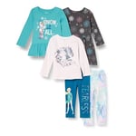 Amazon Essentials Disney | Marvel | Star Wars | Frozen | Princess Girls' Mix-and-Match Outfit Sets, Pack of 5, Frozen 2 Fearless, 9 Years