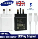 For Samsung Galaxy S24 S23+  Ultra 45W Super Fast Charger Adapter & USB-C Cable