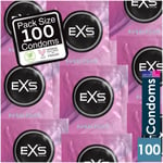 100 x Exs Bubblegum Flavoured Condoms  | Vegan  |  Bulk Sealed Wholesale Pack