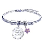 FGHJK Cadeau Fille Nièce Bracelets Femme Cadeau D'anniversaire Garçon Fille Enfant Je T'aime Ma Fille Cadeau Fille à Ma Fille Bracelet Femme Idee Cadeau Ado Fille Pendentif Bracelets (Fille-2)