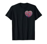 Cute Heart with Flowers and Hearts for Valentine's Day T-Shirt