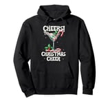 Peppermint Martini Christmas Cheer Cocktail Drink Mixology Pullover Hoodie