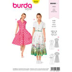 Burda 6520 - Kjole EUR: 34-46, US: 8-20