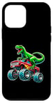 Coque pour iPhone 12 mini Monster Truck Dinosaure Monster Truck Boy Fête d'anniversaire