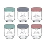 Kilner 0025.017 Lot de 6 bocaux en verre pour enfants 190 ml