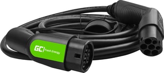 Green Cell laddkabel för elbil 7 m EV10