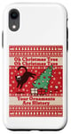 iPhone XR Oh Christmas Tree cat Ugly Christmas Sweater Funny cat lover Case