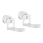 PureMounts Support de Haut-Parleur pour Sonos Era 100 & 300 Lot de 2, Support Mural pour Haut-Parleur avec Gestion des câbles, pivotant +/-30°, inclinable 0/-30°, capacité de Charge 5Kg, Blanc