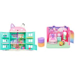 Gabby’s Dollhouse, Purrfect Dollhouse with 2 Toy Figures, 8 Furniture Pieces, 3 Accessories, 2 Deliveries and Sounds, Kids’ Toys for Ages 3 and above & Gabby’s Dollhouse, Sweet Dreams Bedroom