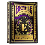 Bicycle Elton John - Jeu de 54 Cartes à Jouer - Jeu emblématique - Magie/Carte Magie