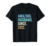 Amazing Husband Since 2012 12th wedding anniversary 12 years T-Shirt