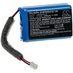vhbw Batterie compatible avec JBL Turbo enceinte, haut-parleurs (3000mAh, 3,7V, Li-polymère)