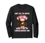 Can't See The Haters Loveglasses On Monkey Heart Glasses Long Sleeve T-Shirt