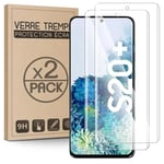 [2 Pièces] Verre Trempé Protection Écran (Dureté 9h, 3d-Touch, 100% Transparent) Pour Smartphone Samsung Galaxy S20+ [Pack X2]