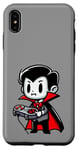 Coque pour iPhone XS Max Count Dracula, joueur vidéo mignon de dessin animé vampire