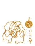 Zodiac Coin Pendant And Chain Set, Leo Gold Me & My Box