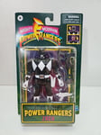 Power Rangers Retro Morphin Black Ranger Zack Action Figure Hasbro 2021