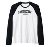 Freezin’ Season - Playfully Chill Raglan Baseball Tee