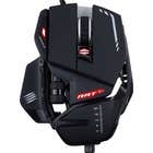 Mad Catz R.A.T 6+ Wired Optical Gaming Mouse - 12K DPI, Customizable 11 buttons, Weight and Size, Black MR04DCINBL000-0