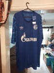 BNWT FC Schalke 04 Umbro Home Kit + Tags 2019/2020 Size XXL Extra Extra Large