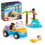 LEGO Friends Beach Buggy Fun Set with Toy Car, Surf Board, Mini-Dolls plus Dolph