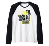 Batman Dark Knight The Caped Crusader Raglan Baseball Tee