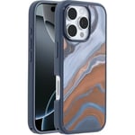 Coque OtterBox Symmetry Series MagSafe pour iPhone 16 Pro, Antichoc, résistante aux Chutes, Coque de Protection Fine, supporte 3X Plus de Chutes Que la Norme Militaire, Desert Marble