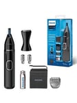 Philips Series 5000 Cordless Nose Trimmer, Ear And Eyebrow Trimmer, Nt5650/16