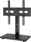 Télévision Support sur Pied TV Universel Pivotant-pour TV LED OLED LCD de 32-60 Pouces,Support de TV Réglable en Hauteur,Supporte 40 kg Max. VESA 400x400 mm