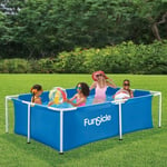 Funsicle - Piscine tubulaire rectangulaire 2,13 m x 1,52 m x 0,61 m