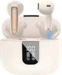 Wireless Earbuds Bluetooth 5.4, in Ear Buds 6 Mic ENC Noise Cancelling for Clear