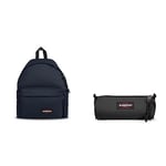 EASTPAK Padded Pak'r Sac à Dos, 40 x 30 x 18 cm, 24 L, Ultra Marine & Benchmark Single Trousse, 21 cm, Noir (Black)