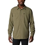 Columbia Men's Silver Ridge Utility Lite Long Sleeve Hiking Shirt, Stone Green, XL