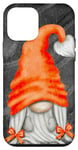 Coque pour iPhone 12 mini Cute Orange Gnome For Women And Leukemia Support - Gnomie