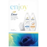 Dove Body Wash Collection Gift Set Cleans Smoother Skin Enjoy 3 Piece