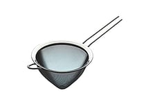 KitchenCraft KCSSCON150 Conical Sieve with Fine Mesh, Stainless Steel, 15 cm, Silver